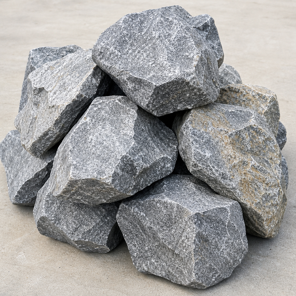 Enrochement en granite